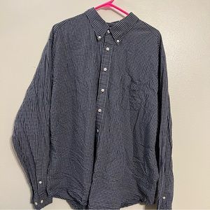 Gap XXL long sleeve dress shirt blue